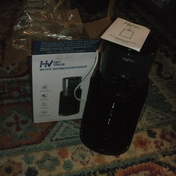 HV Hey Value Water Warmer Dispenser Bottle Warmer Unused with Box & Instructions - Picture 2 of 3